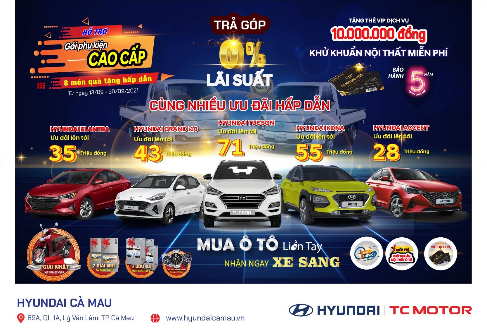 hyundai Cà mau -khuyến mãi