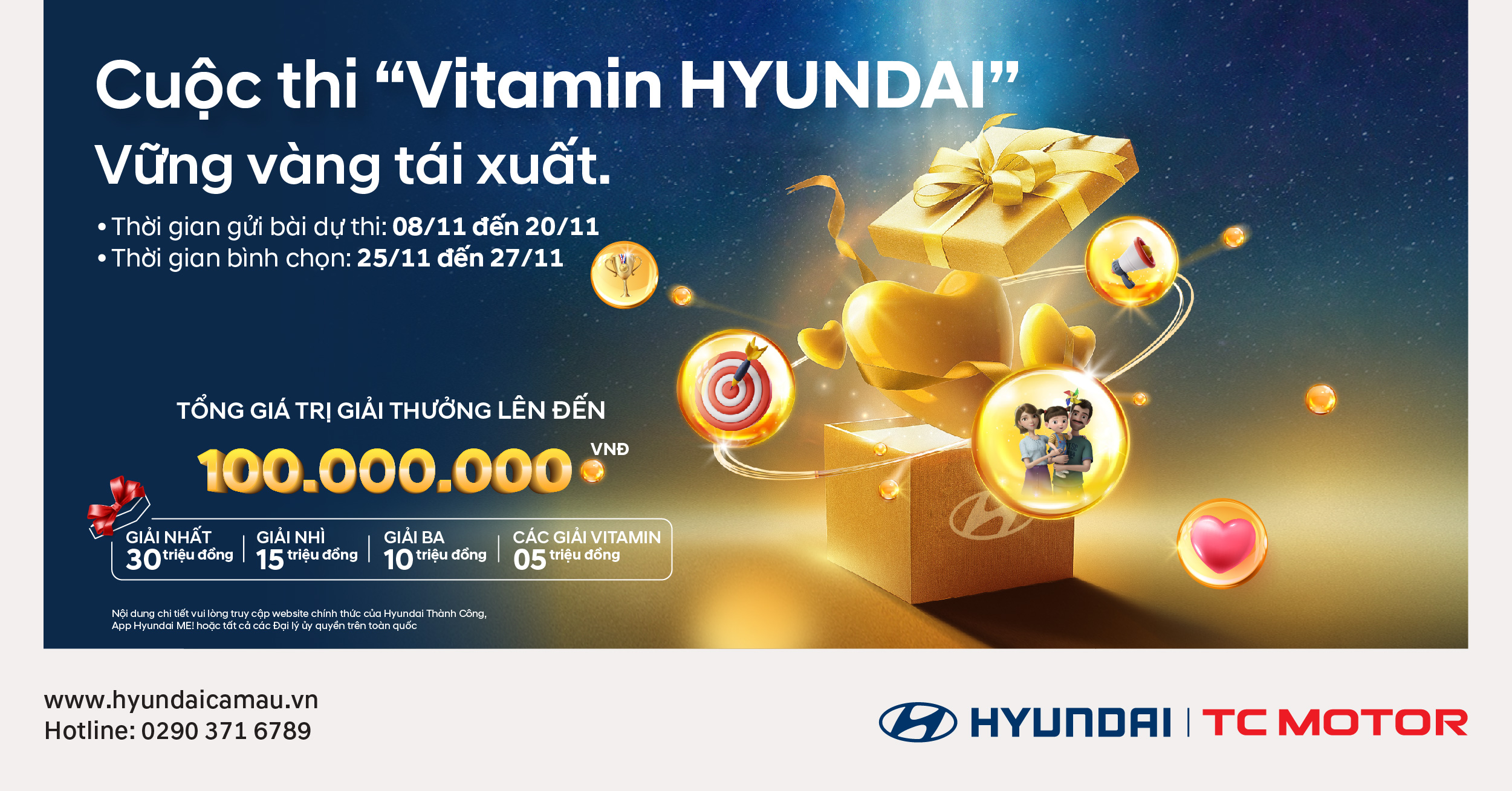 Cuộc thi “Vitamin HYUNDAI – Vững vàng tái xuất!”